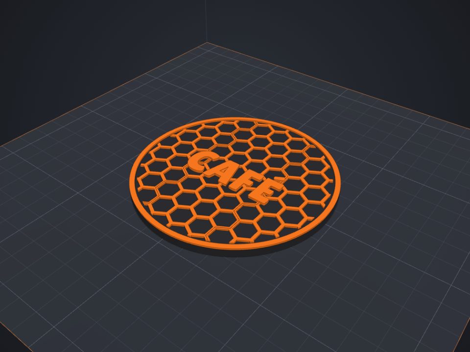 Example coaster made with Lok3D
